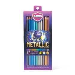 Master Art Metallic Coloured Pencil Set of 12